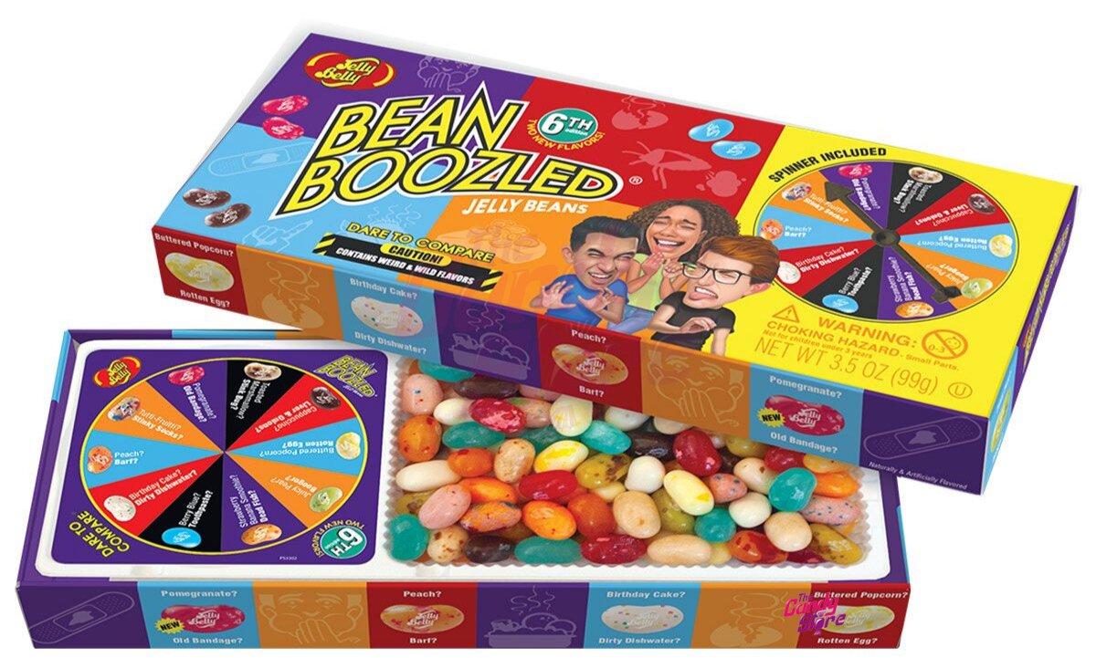 Jelly Bean Jelly Beans BeanBoozled 6th Edition Hra s Ruletkou 100g