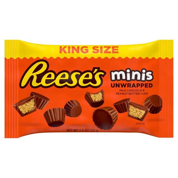 Reeses Reese's košíčky plněné arašídovým máslem s polevou z mléčné čokolády 70 g