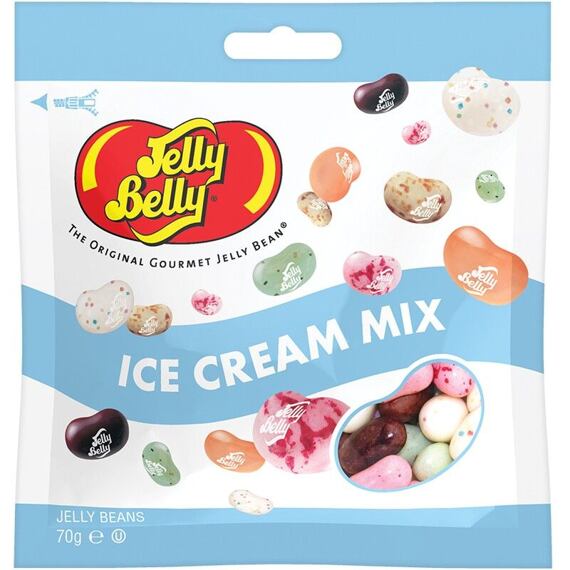 Jelly Bean Jelly Beans žvýkací bonbonky s příchutí zmrzlin 70g