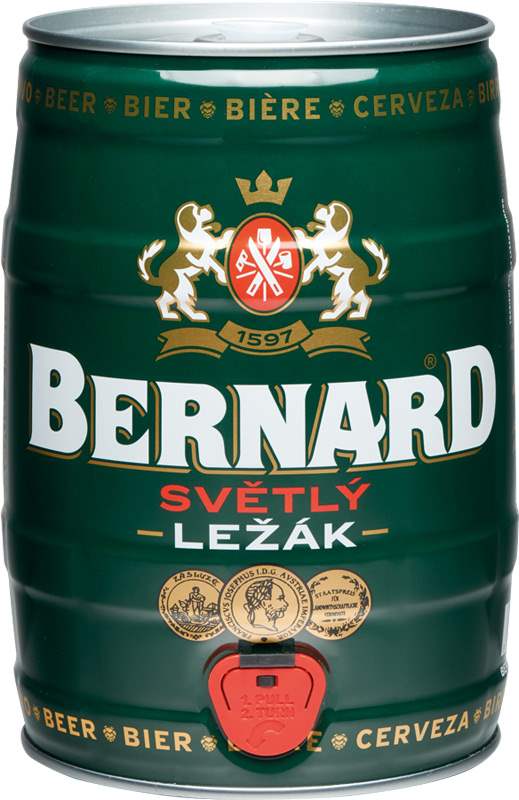 Bernard 11 Světlý ležák pivo 4,5% 5l soudek-MINIMÁLNÍ TRVANLIVOST 03/24