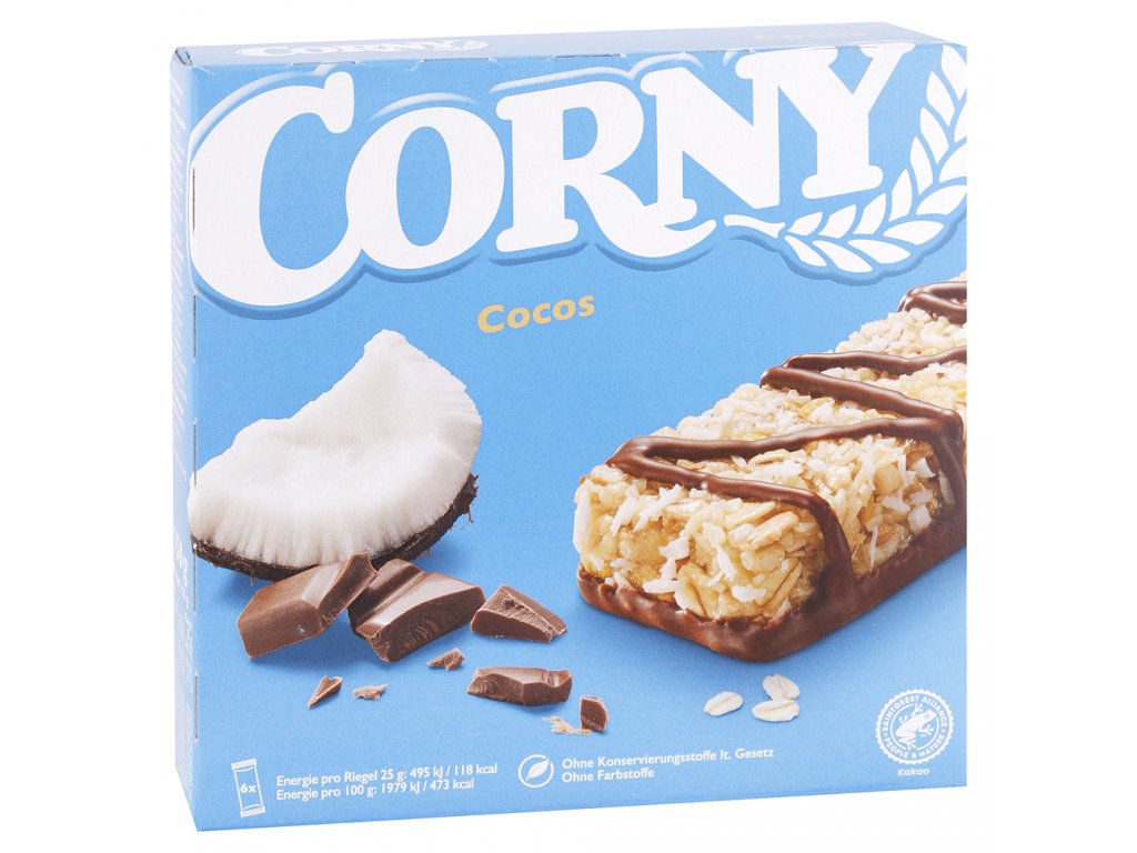 Corny Cocos cereální tyčinky 6 ks - 150g