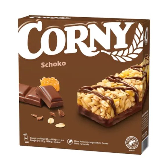 Corny čokoládové cereální tyčinky 6 ks - 150g