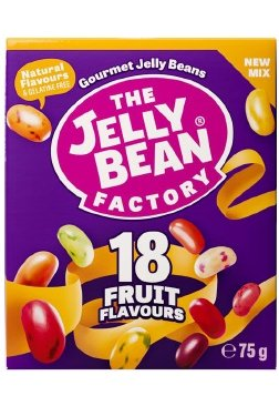 Jelly Bean Factory 18 Fruit Flavours - želé fazolky krabička 75g-MINIMÁLNÍ TRVANLIVOST 03