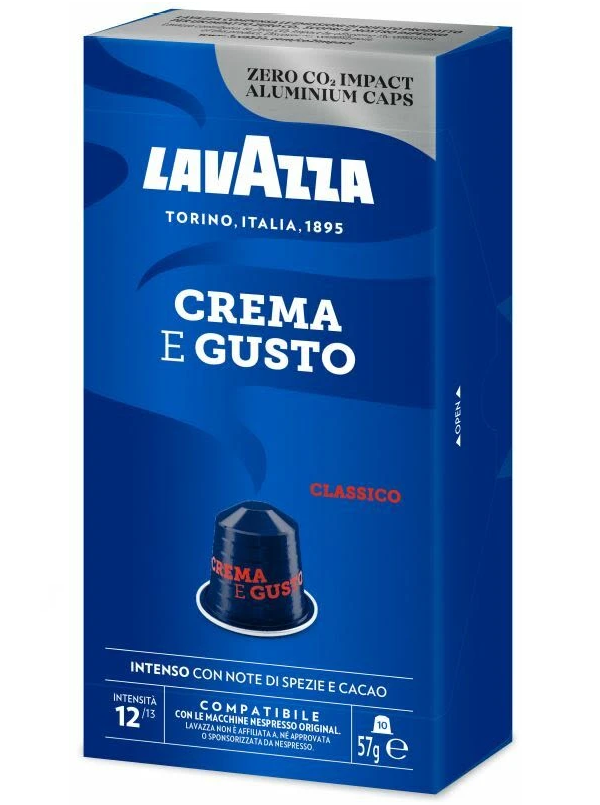 Kávové kapsle Lavazza Nespresso Crema e Gusto 10 kapslí 57g