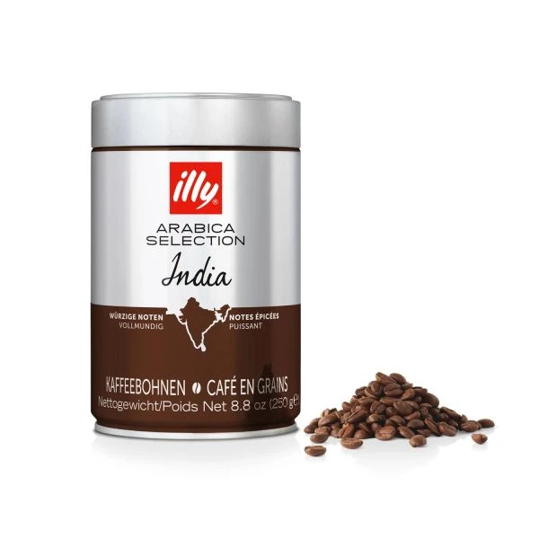 Káva Illy Arabica Selection India zrnková 250g dóza