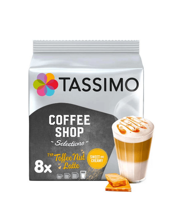Kávové Kapsle Tassimo CSS Toffee Nut Latte - 8ks 268g