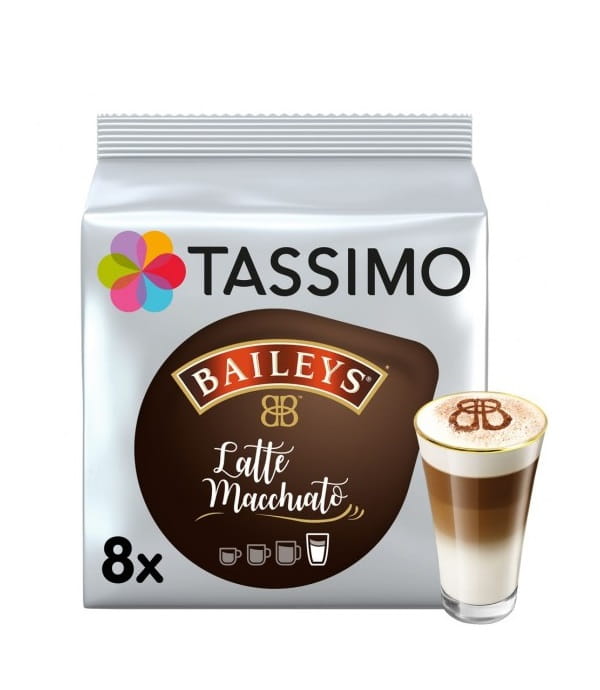 Kávové Kapsle Tassimo Latte Macchiato Baileys - 8ks 264g
