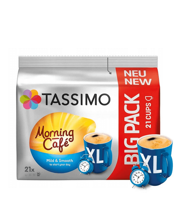 Kávové Kapsle Tassimo Morning Cafe (Mild&Smooth) big pack XL - 21ks