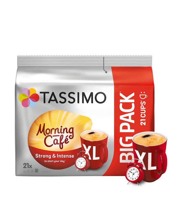 Kávové Kapsle Tassimo Morning Cafe (Strong&Intense) Big Pack XL - 21ks 163,8g