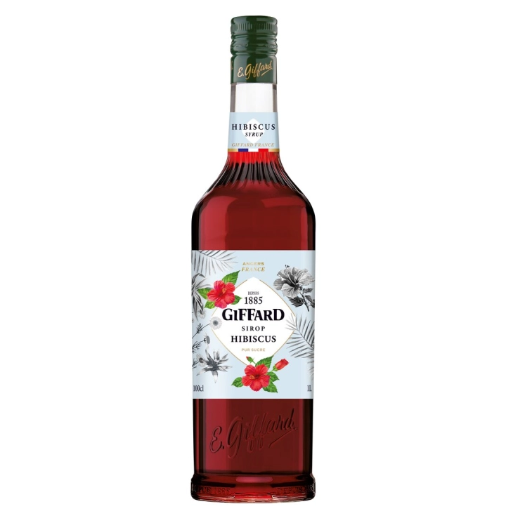 Giffard Ibiscus - ibiškový sirup 1l