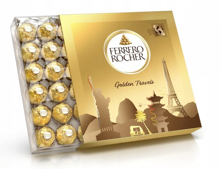 Ferrero Rocher Golden Travels Maxi Pack 600g