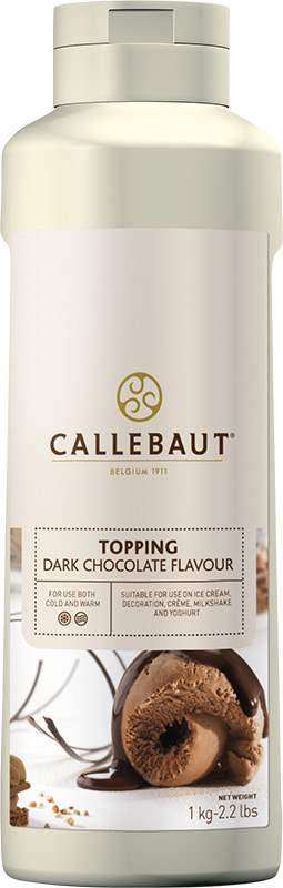 Callebaut Topping hořká čokoláda 8% 1kg
