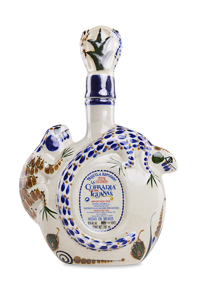 Tequila La Cofradia Iguanas Reposado 38% 0,7 l (holá láhev)