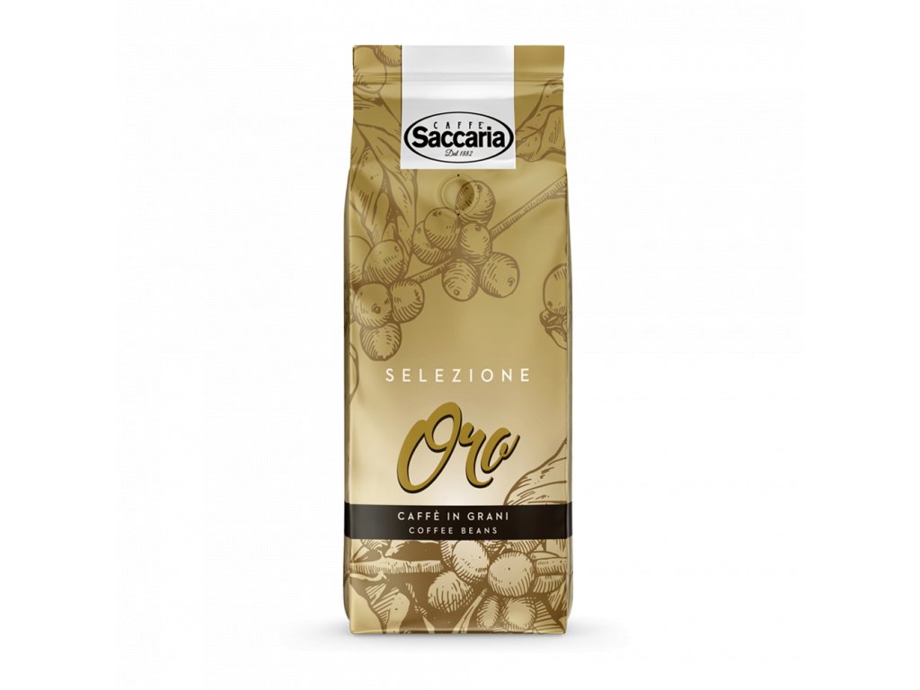 Saccaria caffé Káva Saccaria ORO Selezione - zrnková 1 Kg