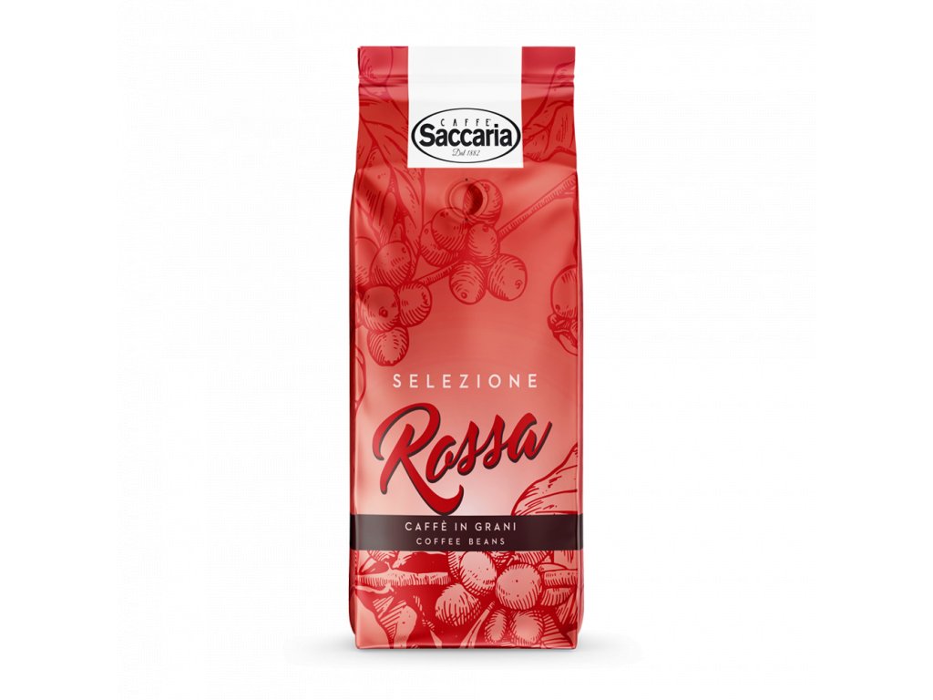 Saccaria caffé Káva Saccaria Rossa Selezione - zrnková 1 Kg