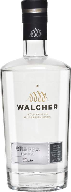 Walcher Grappa Bianca Classica 38% 0,7l (holá láhev)