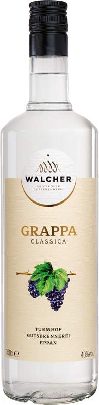 Walcher Grappa Classica 40% 1l (holá láhev)