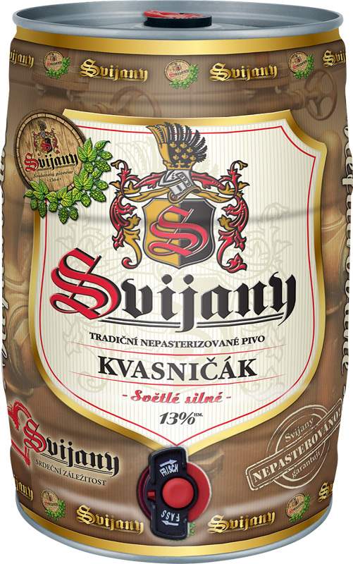 Svijany Svijanský Kvasničák Světlé speciální pivo 5l soudek