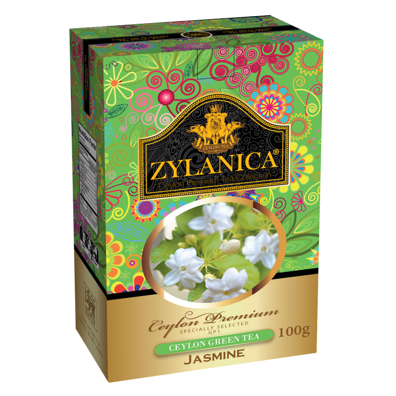 Zylanica Green Tea With Jasmine - Ceylonský sypaný zelený čaj s vůní jasmínu 100g