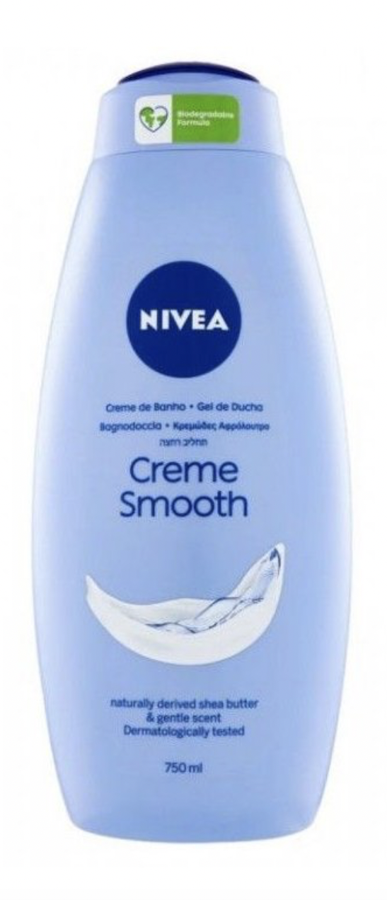 Nivea sprchový gel Banho Crema Smooth 750 ml