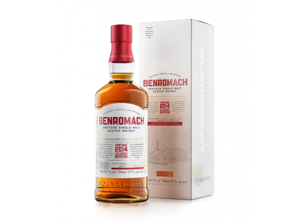 Whisky Benromach Cask Strength 2014 59,7% 0,7 l (karton)