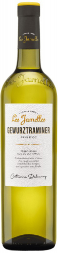 Les Jamelles Languedoc-Rousillon Les Jamelles-Gewürztraminer-2023-Vin de Pays D'OC-12%, 0,75l
