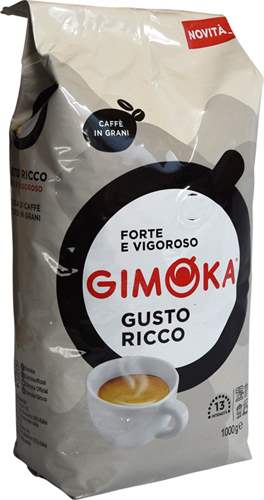 Káva Gimoka L'Espresso Gusto Ricco - zrnková 1 Kg