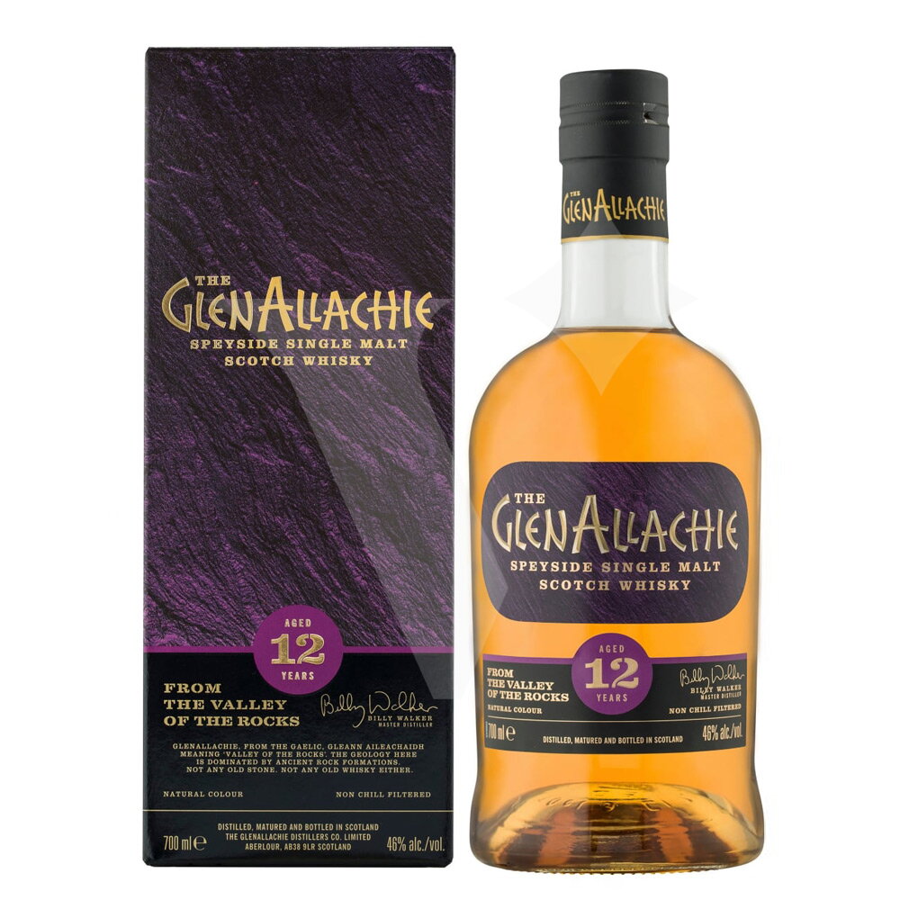 GlenAllachie aged-12 let-single malt,Speyside whisky-46%,0,7l