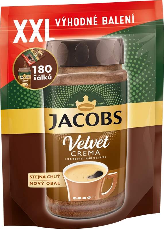 Káva Jacobs Velvet XXL - instantní 300g