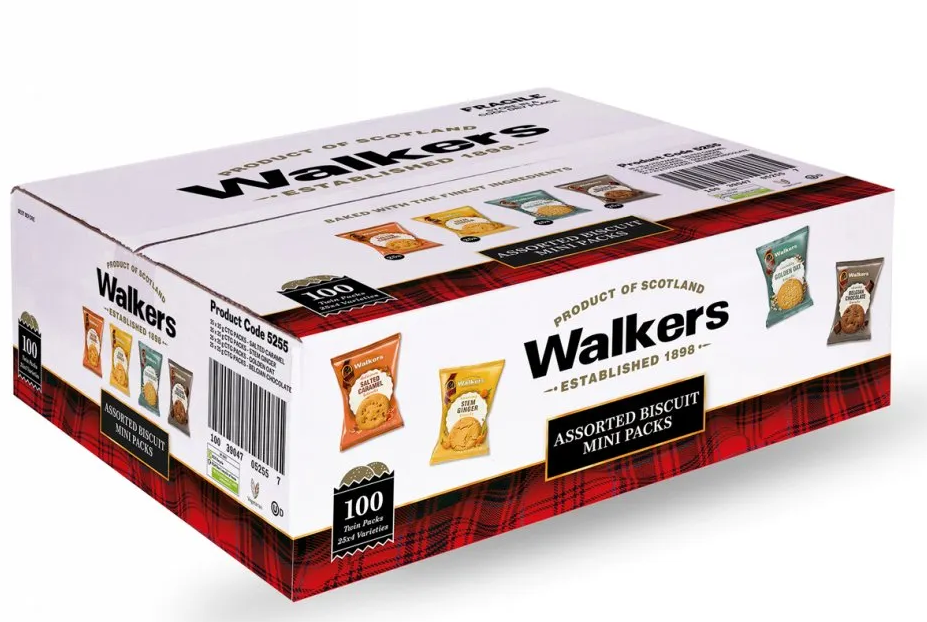 Walkers - Mix cateringových sušenek 100x25g