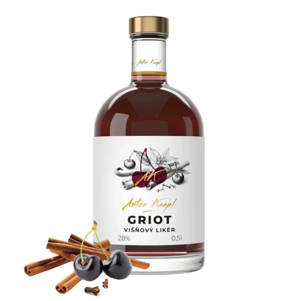 Anton Kaapl Griot - Višňový likér 28% 0,5l (holá láhev)