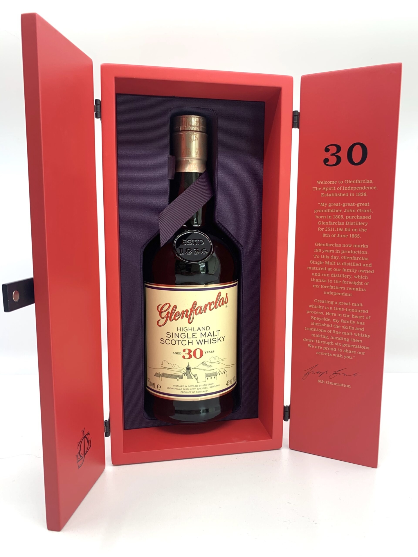 Whisky Glenfarclas 30YO 43% 0,7 l (dárková kazeta)