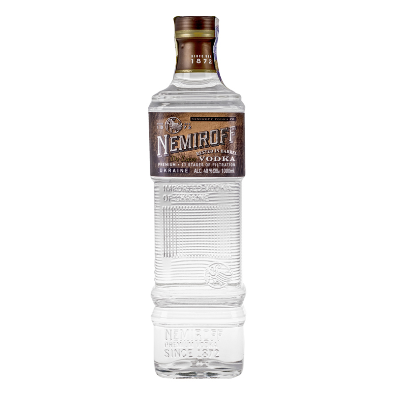 Nemiroff De Luxe Rested in Barrel 40% 1l (holá láhev)