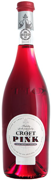 Portské víno Croft Pink Rose 19,5% 0,75l (holá láhev)