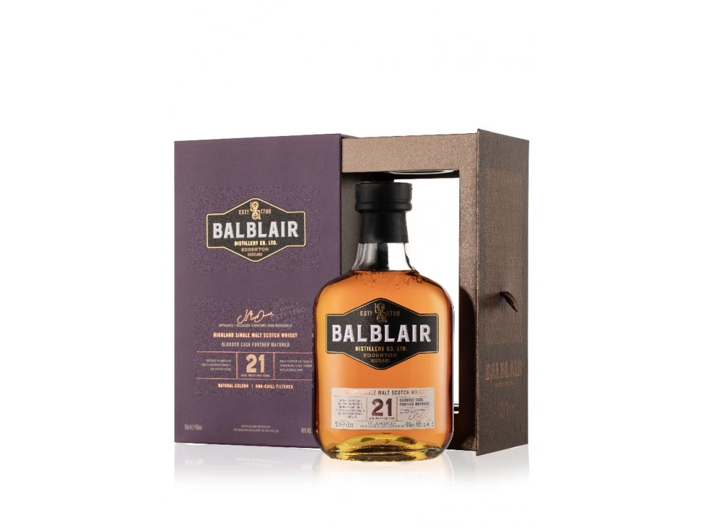 Whisky Balblair 21YO 46% 0,7l (karton)