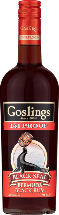 Gosling 151 Proof 75,5% 0,7l (holá láhev)