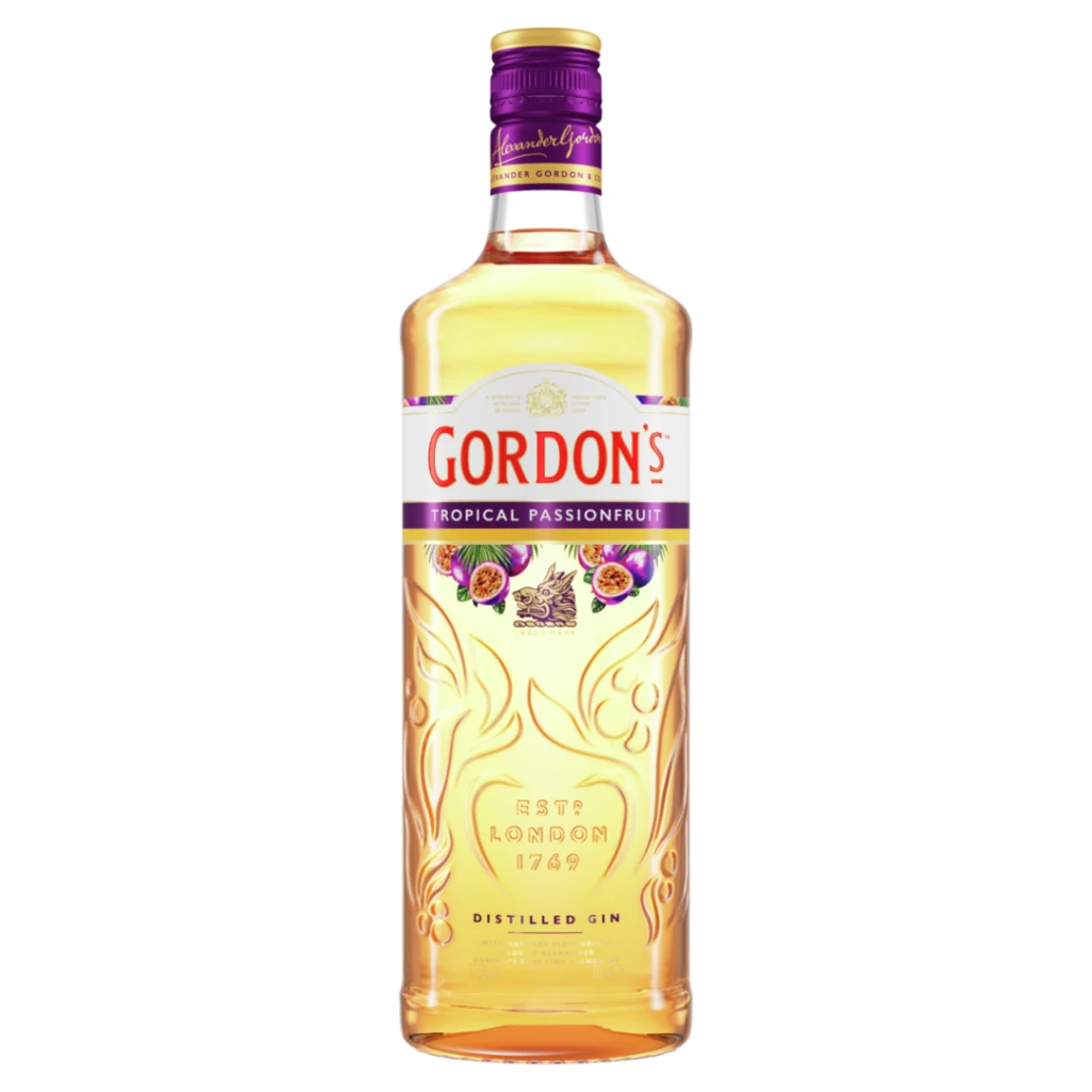 Gin Gordons Tropical Passion Fruit 37,5% 0,7l (holá láhev)
