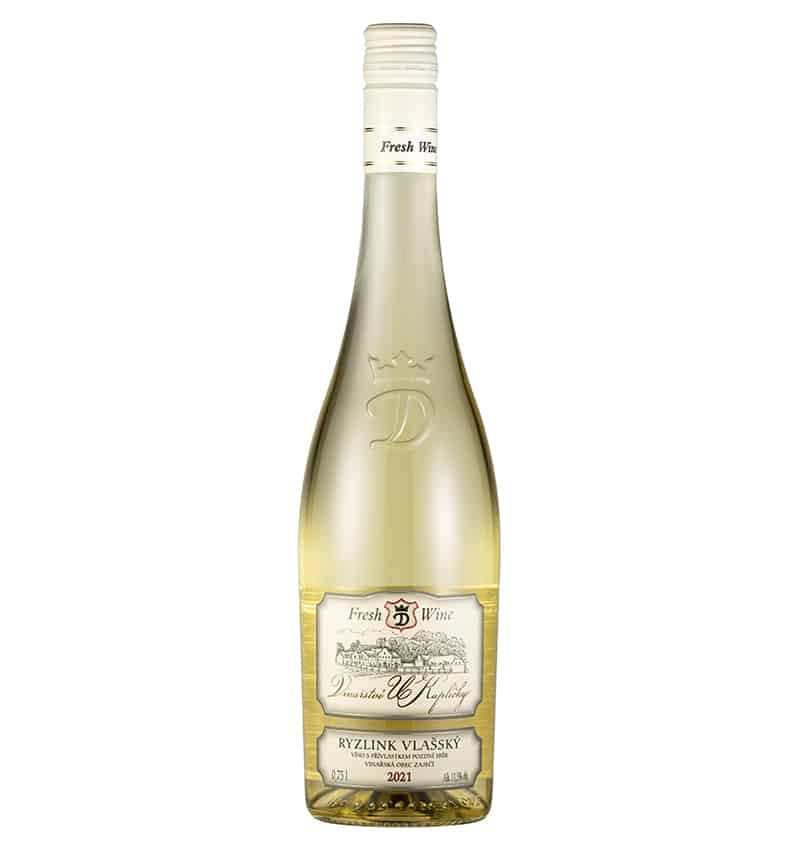 Ryzlink vlašský pozdní sběr 2023 suché 13% 0,75 l Fresh wine Vinařství U Kapličky