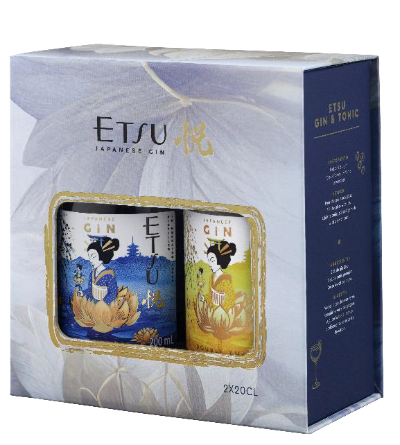 Etsu Japanese Gin dárková sada miniatur 2x0,2l (karton)