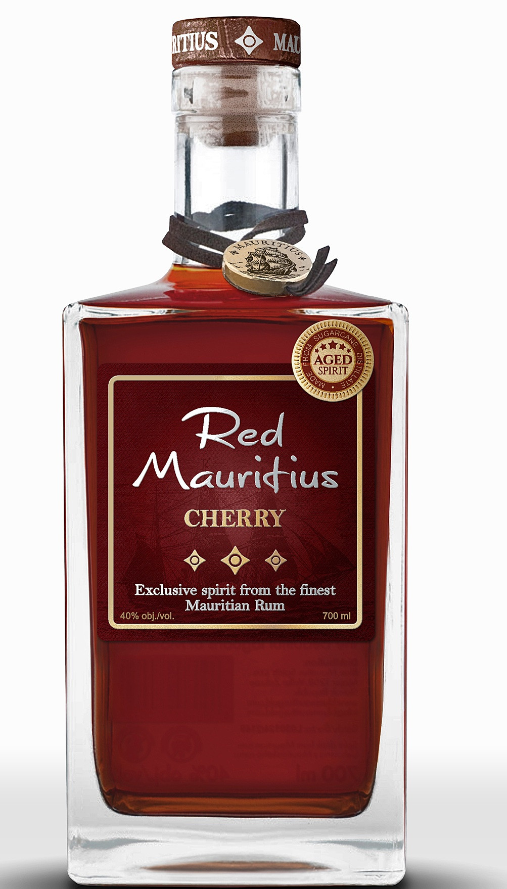 Mauritius Red Cherry Cask 0,7l 40% (holá láhev)