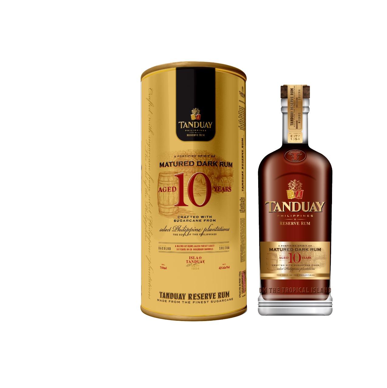 Rum Tanduay Reserve 10YO 0,7l 40% (tuba)