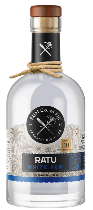 Ratu 10YO Premium Fiji White 40% 0,7 l (holá láhev)