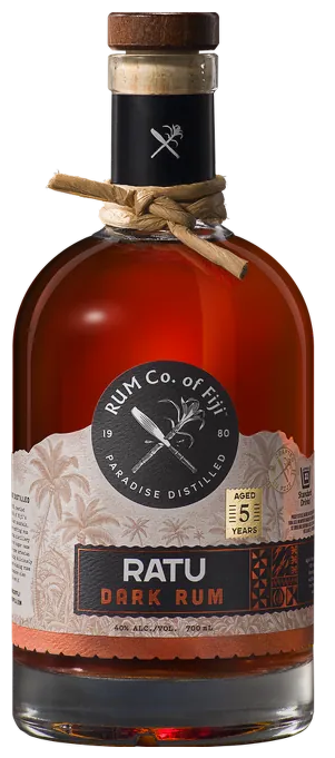 Ratu 5YO Premium Fiji Dark 40% 0,7 l (holá láhev)