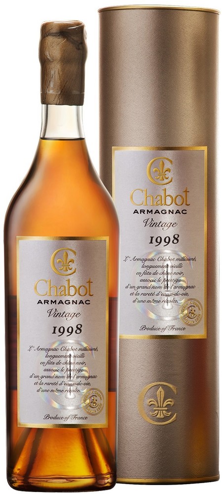 Armagnac Chabot Vintage 1998 40% 0,7l (tuba)