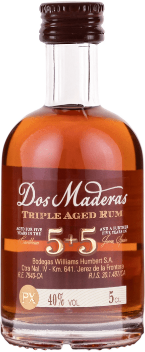 Dos Maderas P.X. 5+5 10 Y.O. MINI 40% 0,05l (holá láhev)