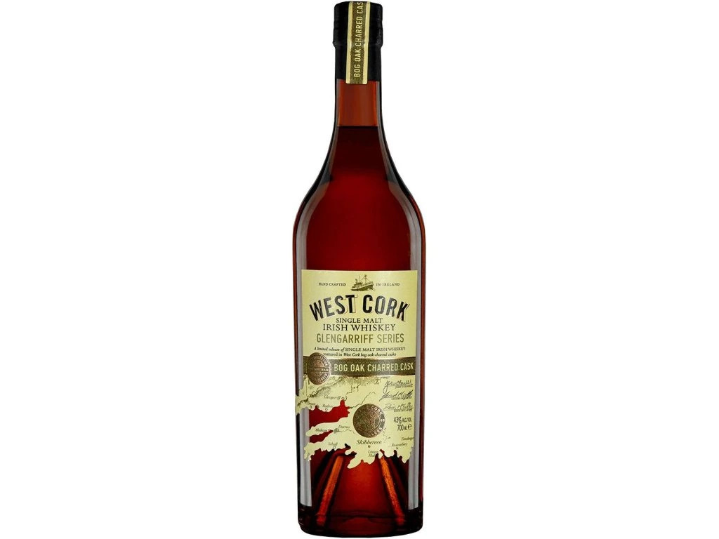 West Cork Bog Oak Charred Cask 43% 0,7l (holá láhev)