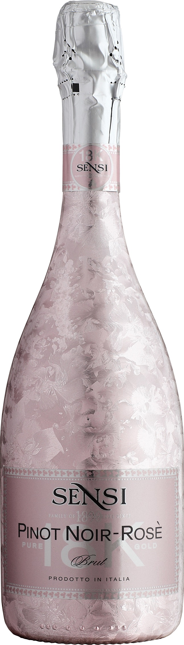 Pinot Noir Rose´ 18K Gold Brut 0,75 l Sensi Vigne E Vini