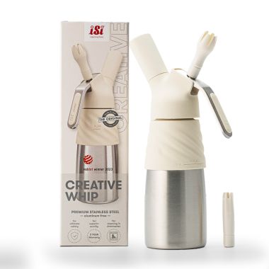 iSi Creative Whip bílá 0,5 L na výrobu šlehačky