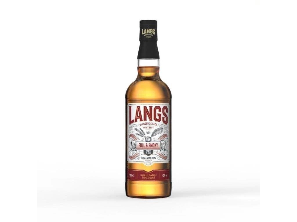 Langs Full & Smokey 43% 0,7l (holá láhev)
