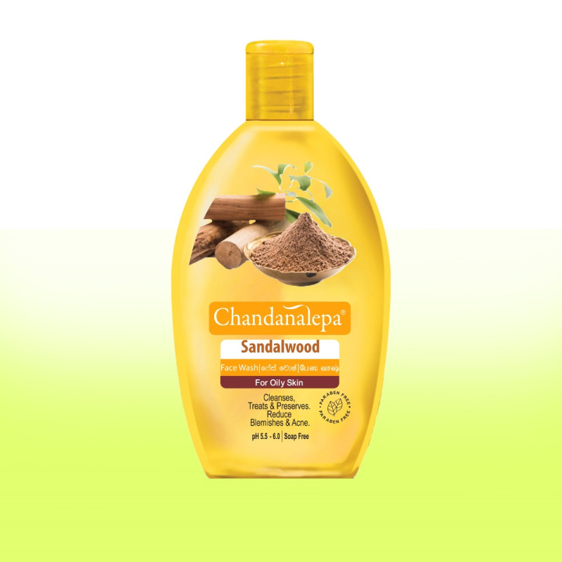 Čistící gel na obličej se santalovým dřevem 100ml Chandanalepa